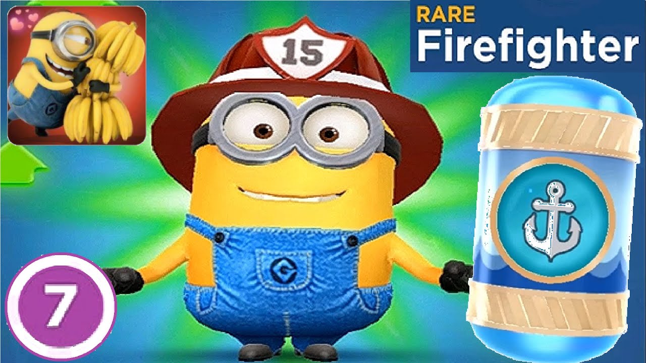 Firefighter Minion RusH Maxed Rank 40 Level Up Costume gameplay walkthrough ios & android
