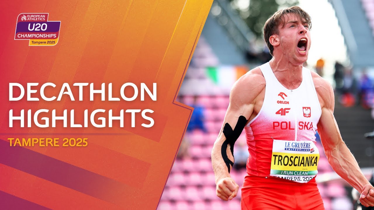 WORLD U20 RECORD! 🌍 Decathlon highlights | Tampere 2025