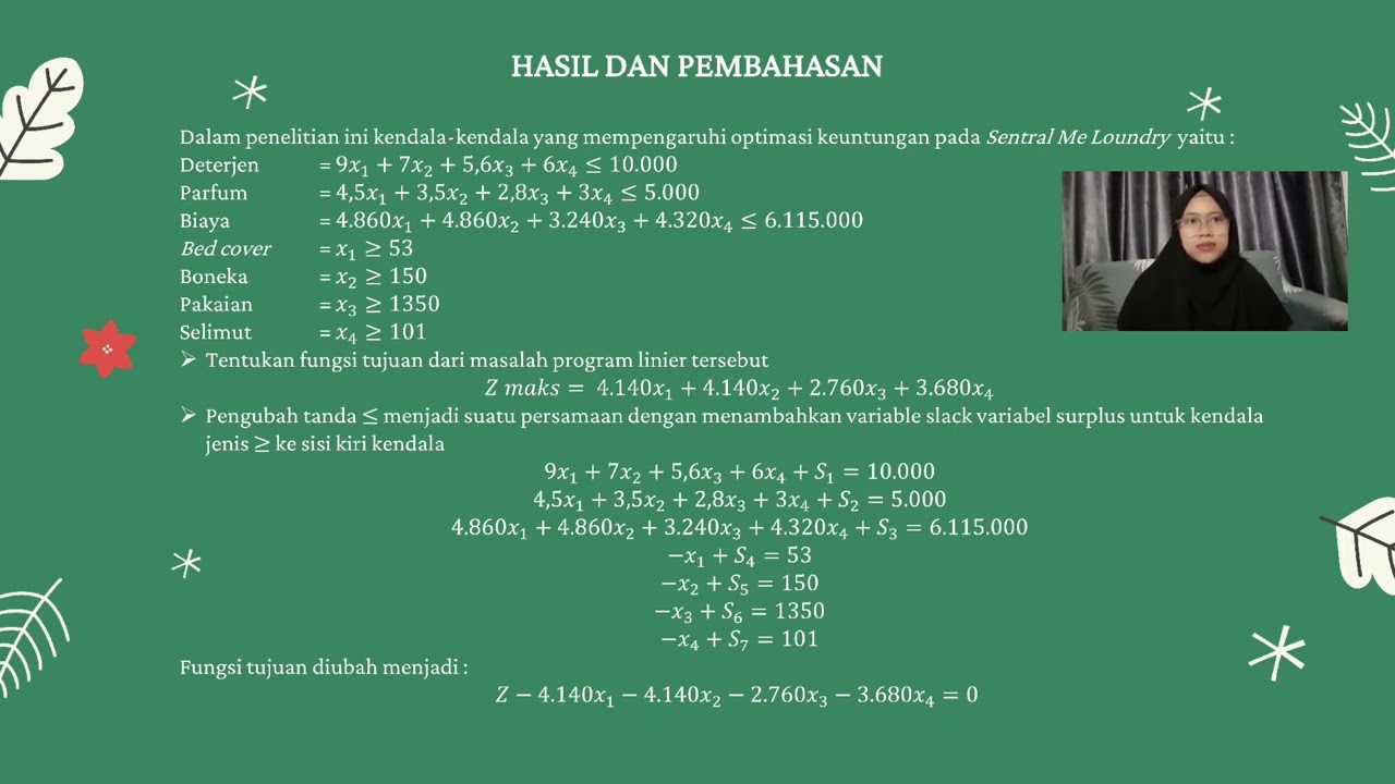 Optimasi Keuntungan Dengan Metode Branch And Bound