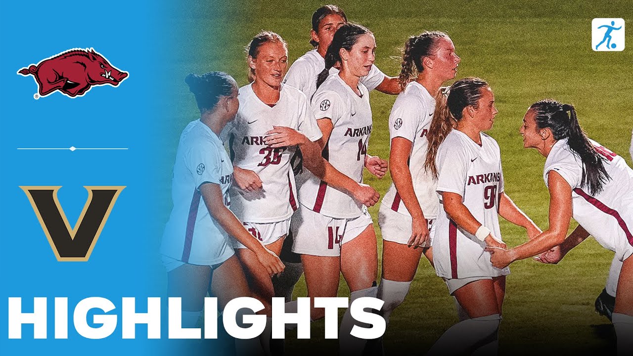 Arkansas vs Vanderbilt | NCAA College Women's Soccer | Highlights - September 18, 2025