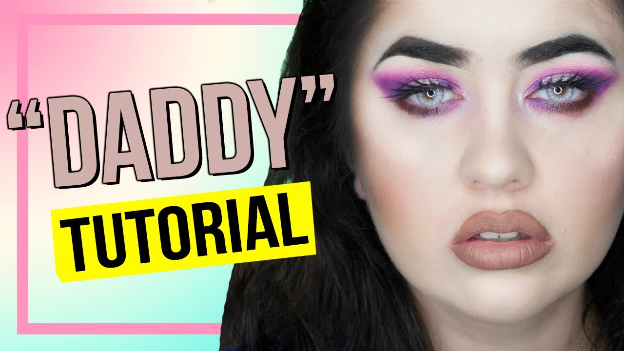 😜 DADDY TUTORIAL! 💁🏻 PURPLE GLAM! | CAITO POTATOE 😎 (FIXED AUDIO!!!)