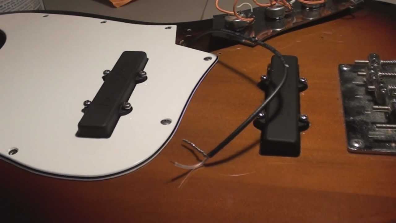Bartolini Jazz Bass Pickup Install