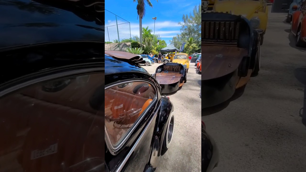 Carretinha de bicicleta no fusquinha bem legal! Fusca antigo