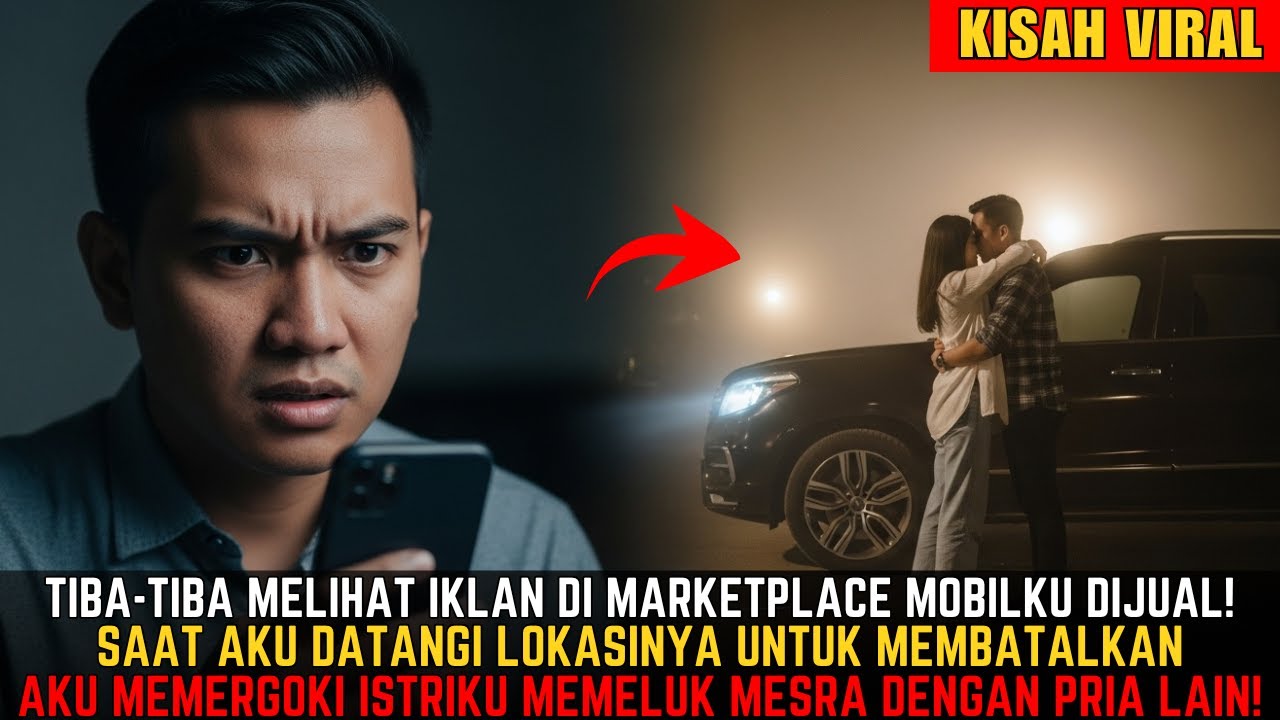 AKU MELIHAT MOBILKU DI IKLANKAN UNTUK DI JUAL! AKU DATANGI MALAH MEMERGOKI ISTRIKU MEMELUK PRIA LAIN