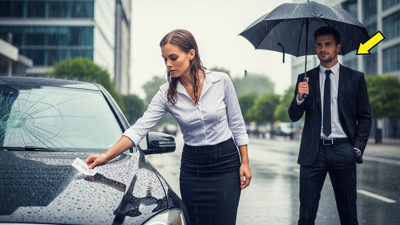Uma Garota Tímida Deixou Um Bilhete em um Carro Arranhado — Sem Saber Que Era do Próprio CEO