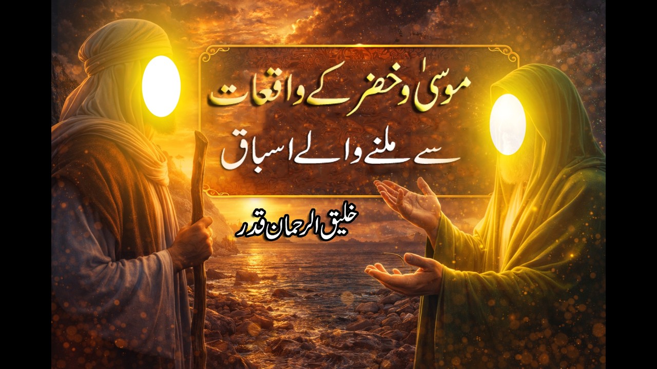 Moosa Aur Khizr Ka Waqia | Quran Se Milnay Walay Asbaaq - Khaliq Ur Rehman