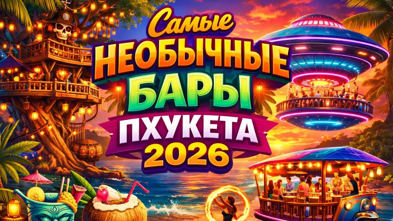 4 самых необычных бара на Пхукете в 2026: От шотов-медуз до магии Таро!