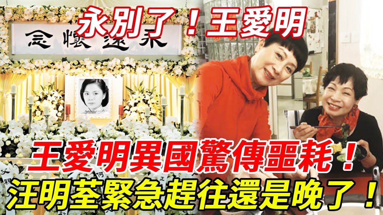 永別了！王愛明異國傳來不幸消息，汪明荃緊急趕往還是晚了，丈夫真面目讓人毛骨悚然 #王愛明 #四朵金花 #薛家燕 #汪明荃 #HK娛樂台