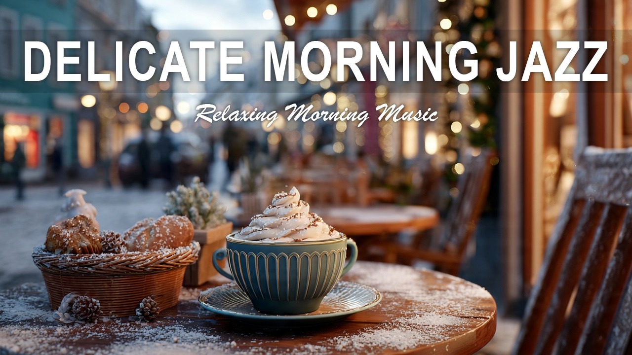 Delicate Morning Jazz ☕ Soft Jazz & Cozy Coffeehouse Vibes for Focus, Relax & Calm Moments