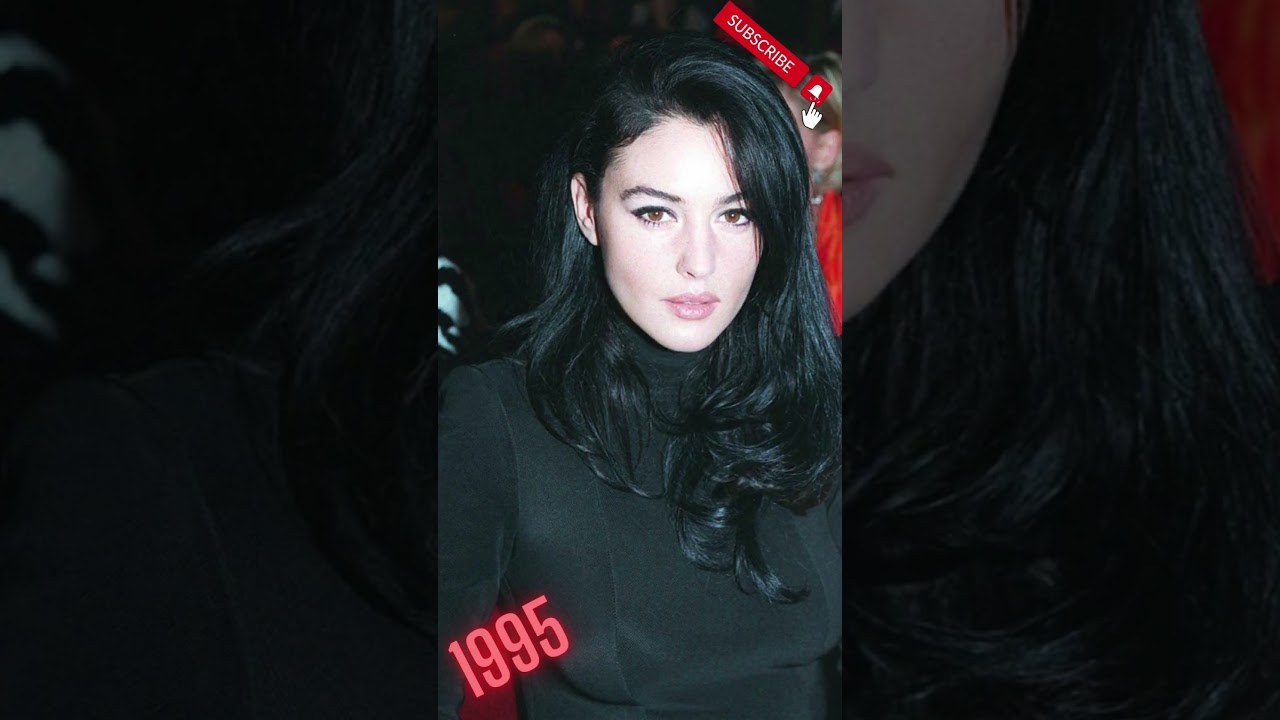 Monica Bellucci from 1985 to 2023 #evolution #shorts #hollywood #viral