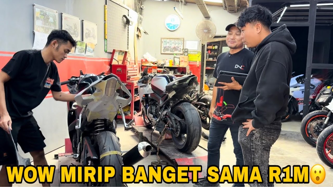 MODIF R25 JADI MIRIP YAMAHA R1M‼️MOTOR KE 14 AKANG MV