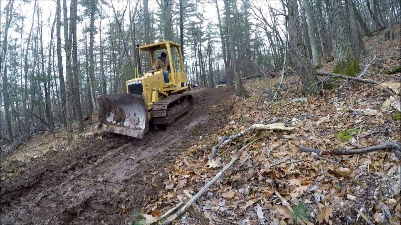 bulldozer pushing dirt