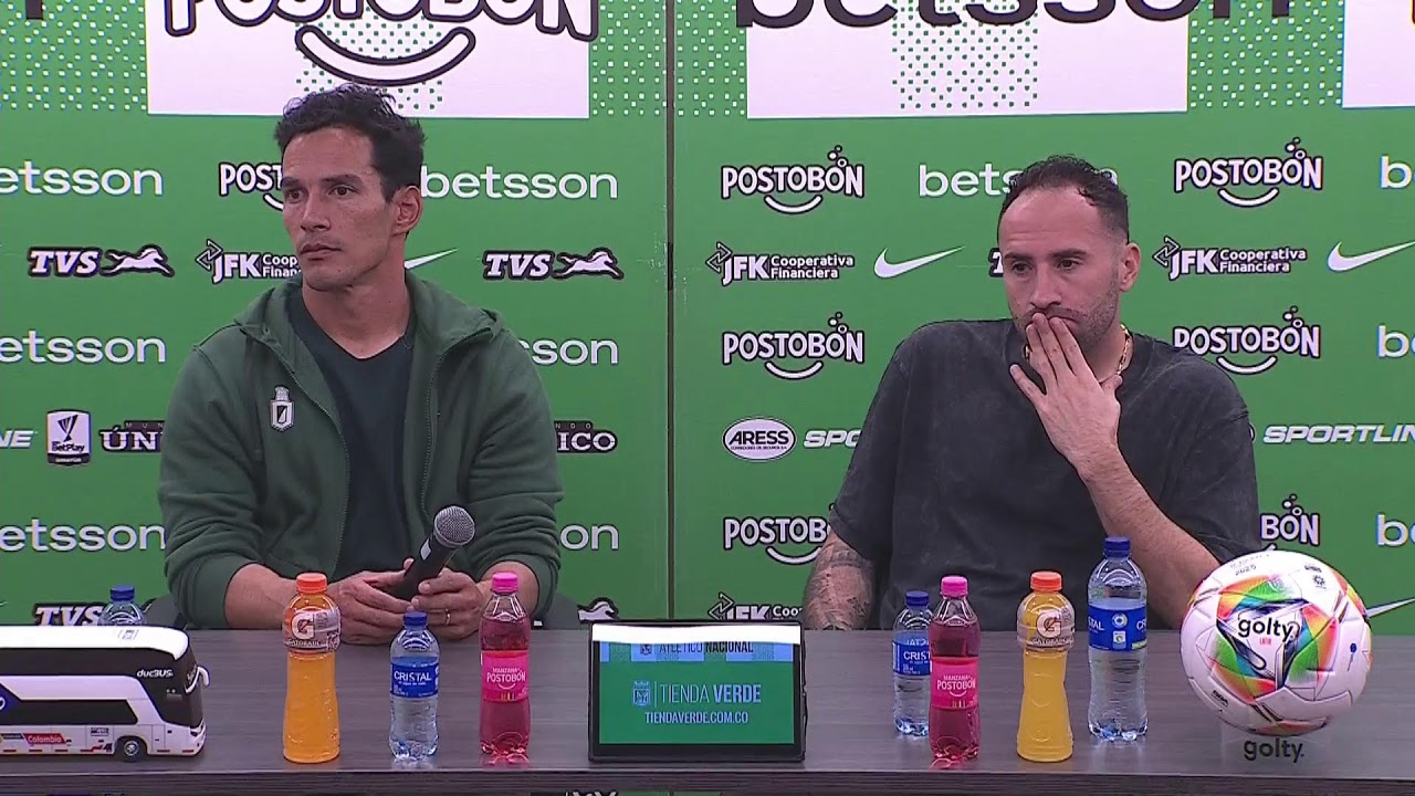 Rueda de prensa de Nacional tras su partido con Medellín