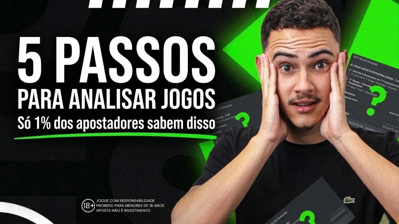 Como analisar QUALQUER jogo de futebol (m&eacute;todo simples em 5 PASSOS)