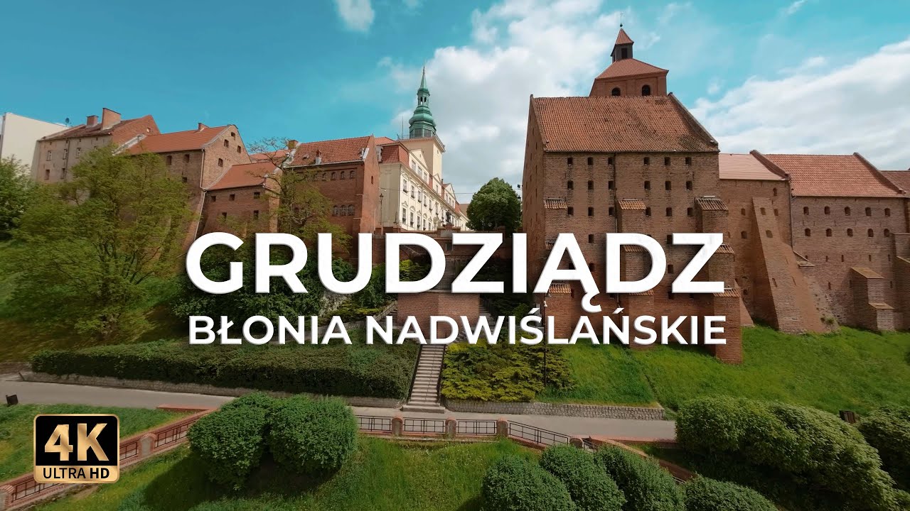 Lot nad urokliwymi Błoniami i spichrzami w Grudziądzu | Dji Avata | LECE W MIASTO™ [4k]