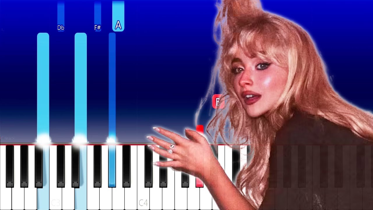 Sabrina Carpenter - Nobody’s Son (Piano Tutorial)