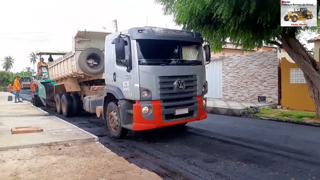 asfalto com vibro acabadora/rolo chapa/rolo peneu,caçamba!