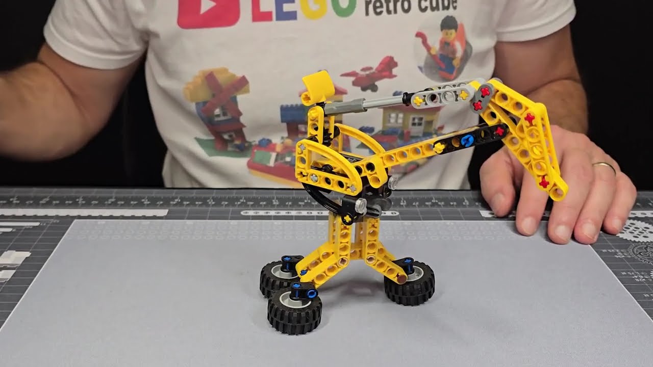 Lego 42197 Harbour Crane assembly real time