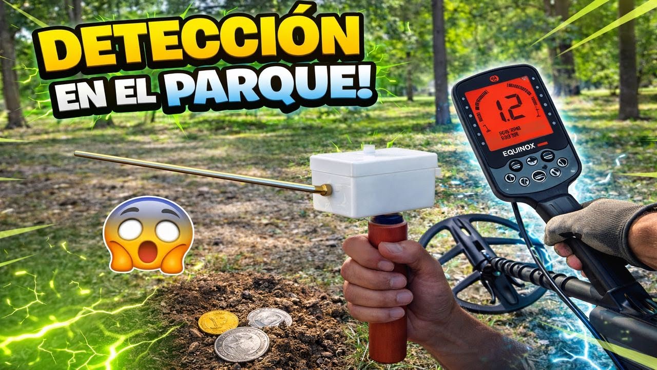 Detección en el parque ! #radiestesia #metaldetecting 