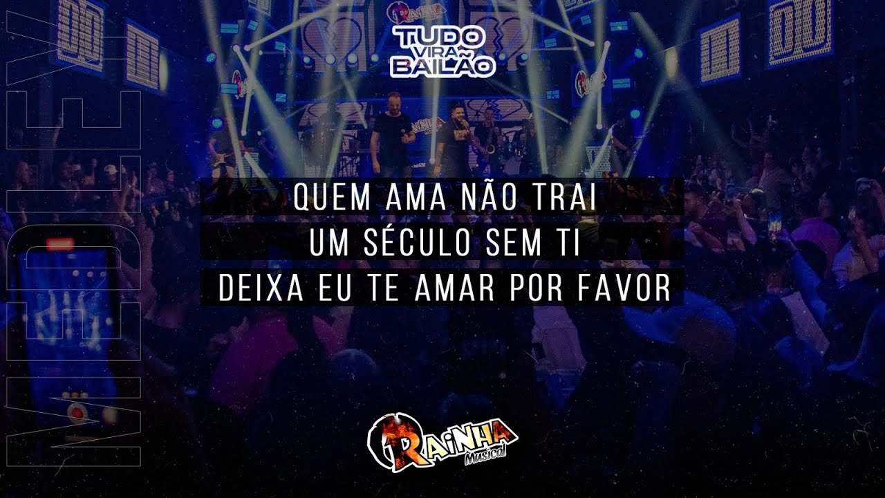 RAINHA MUSICAL Medley 6 - Quem ama não trai/ Um século sem ti/ Deixa eu te amar por favor