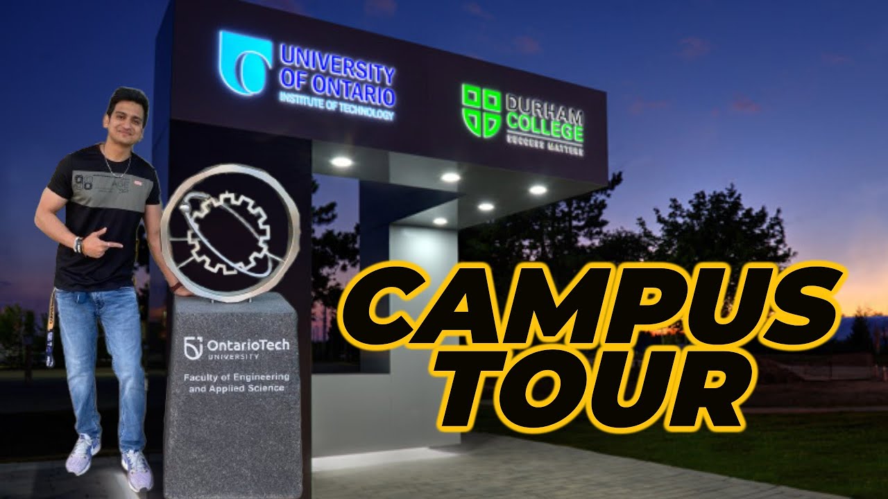 Campus Tour | Durham College & Ontario Tech University | International Student | Shahil Vlogs