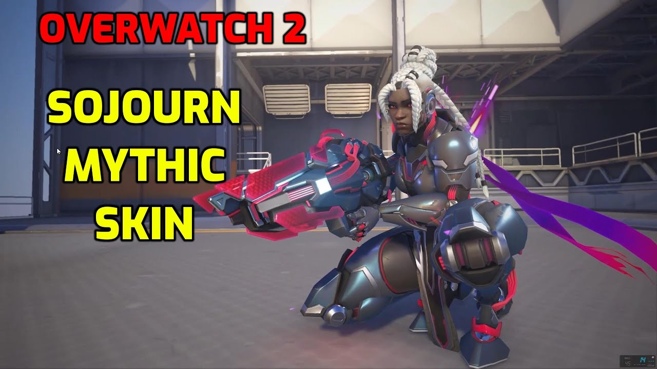 Sojourn Mythic skin Ultraviolet Sentinel (season 18) Mythic skin Showcase [Overwatch 2]