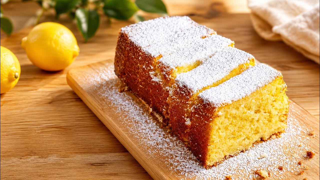 Zitronenkuchen Rezept | Saftig & Einfach & Fluffig 🍋 Lemon Cake Recipe | Moist & Easy