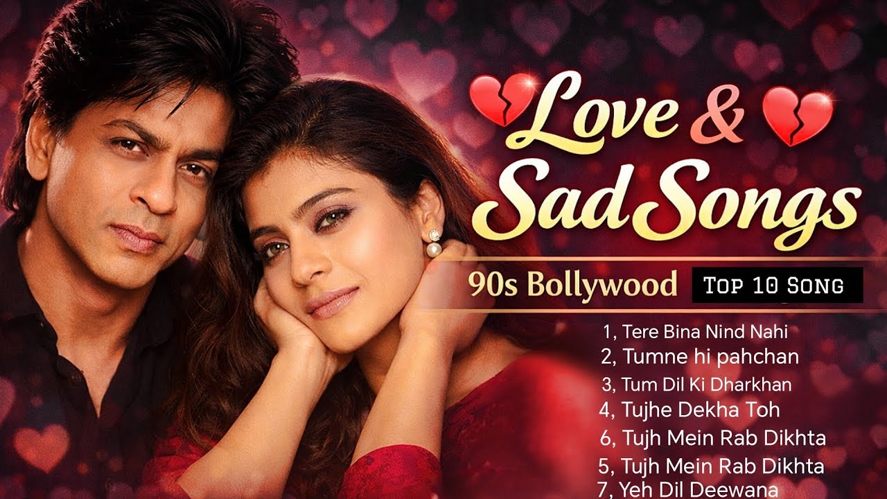 90s Bollywood Romantic Songs | Old Love & Sad Songs | 10 Songs Nonstop | bollywood love sad mashup