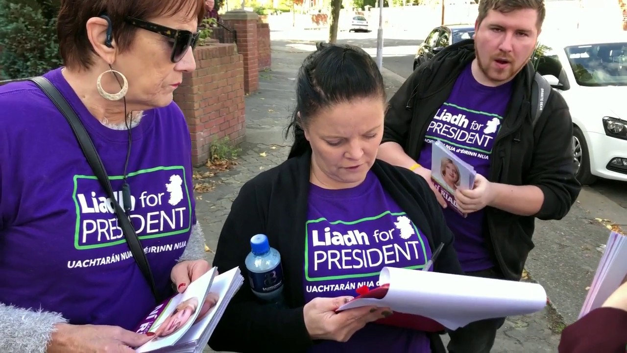 Cllr Janice Boylan leads Presidential canvass in Dublin's North West Inner-City