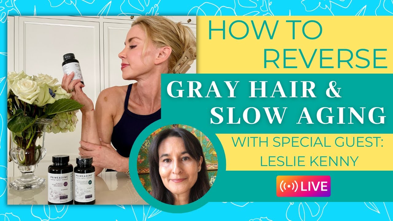 Do you want to reverse your GRAY HAIR?👩‍🦳 🎙️Watch this IG LIVE SHOW to learn all about how to slow