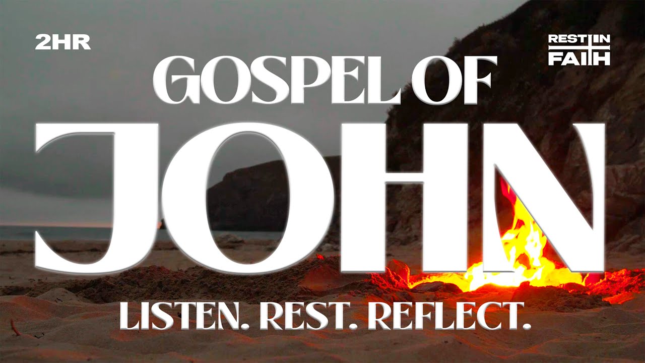 Fall Asleep Instantly to the Gospel of John | Campfire Sounds & David Suchet