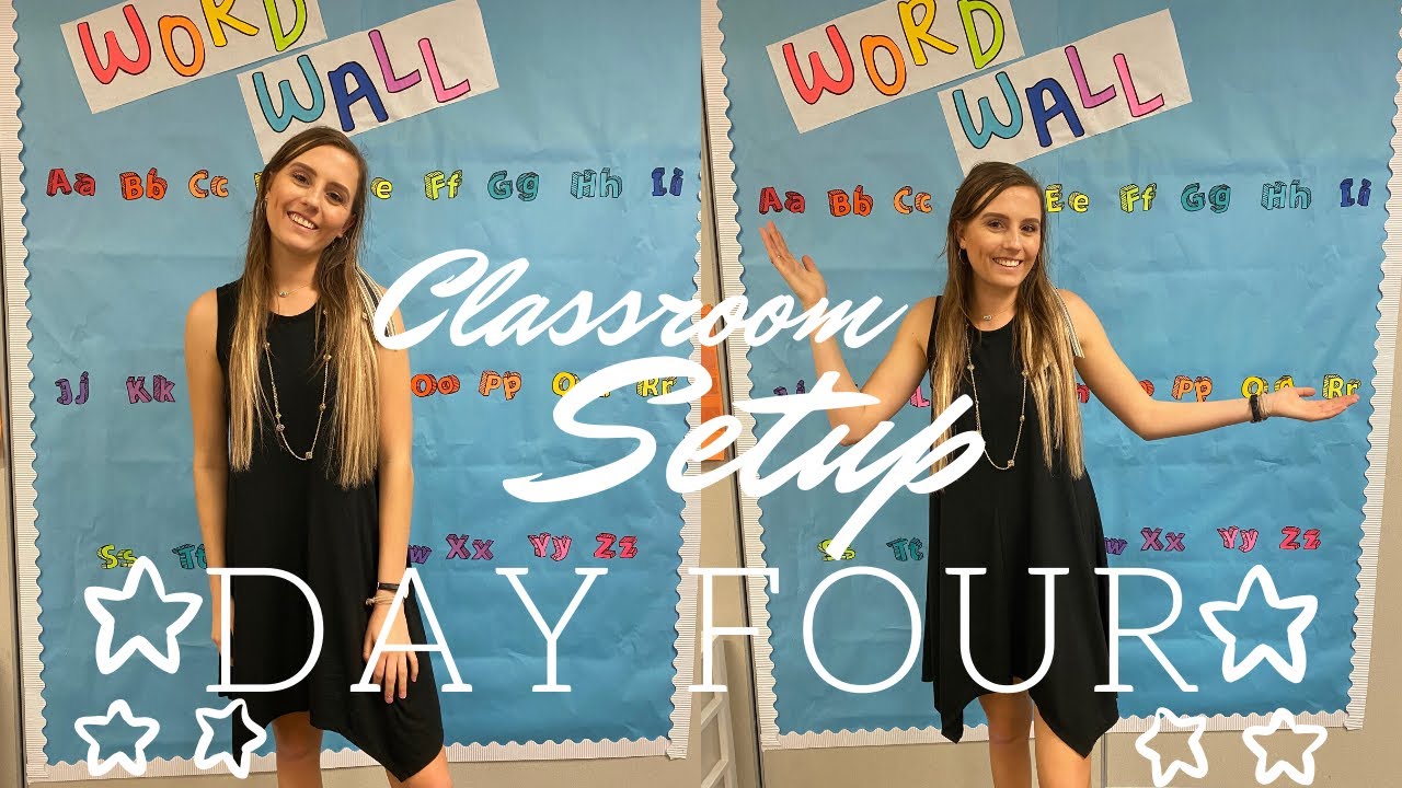 First Year Classroom Setup Day 4 // First Visitor & Library