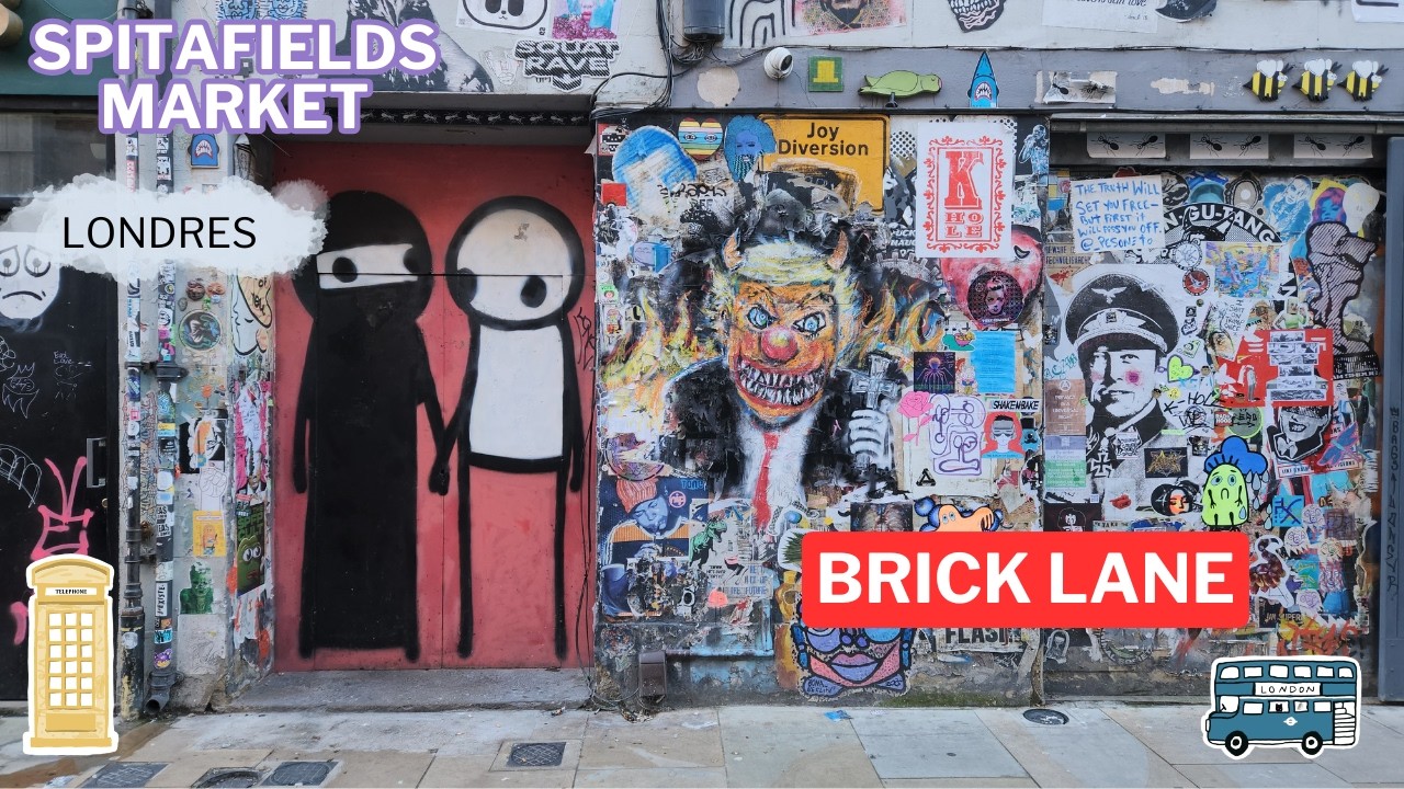 Explorando LONDRES: Brick Lane e Spitalfields Market - Bem central e turístico