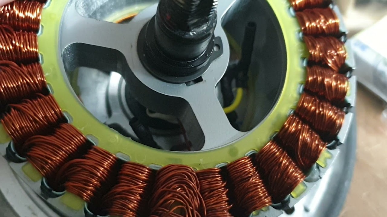Xiaomi pro 2 electric motor strip down, rear wheel drive conversion