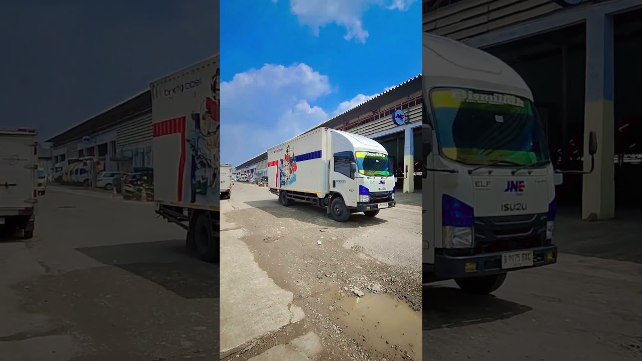 pesona truk paket JNE express #viralvideo #vidioshort