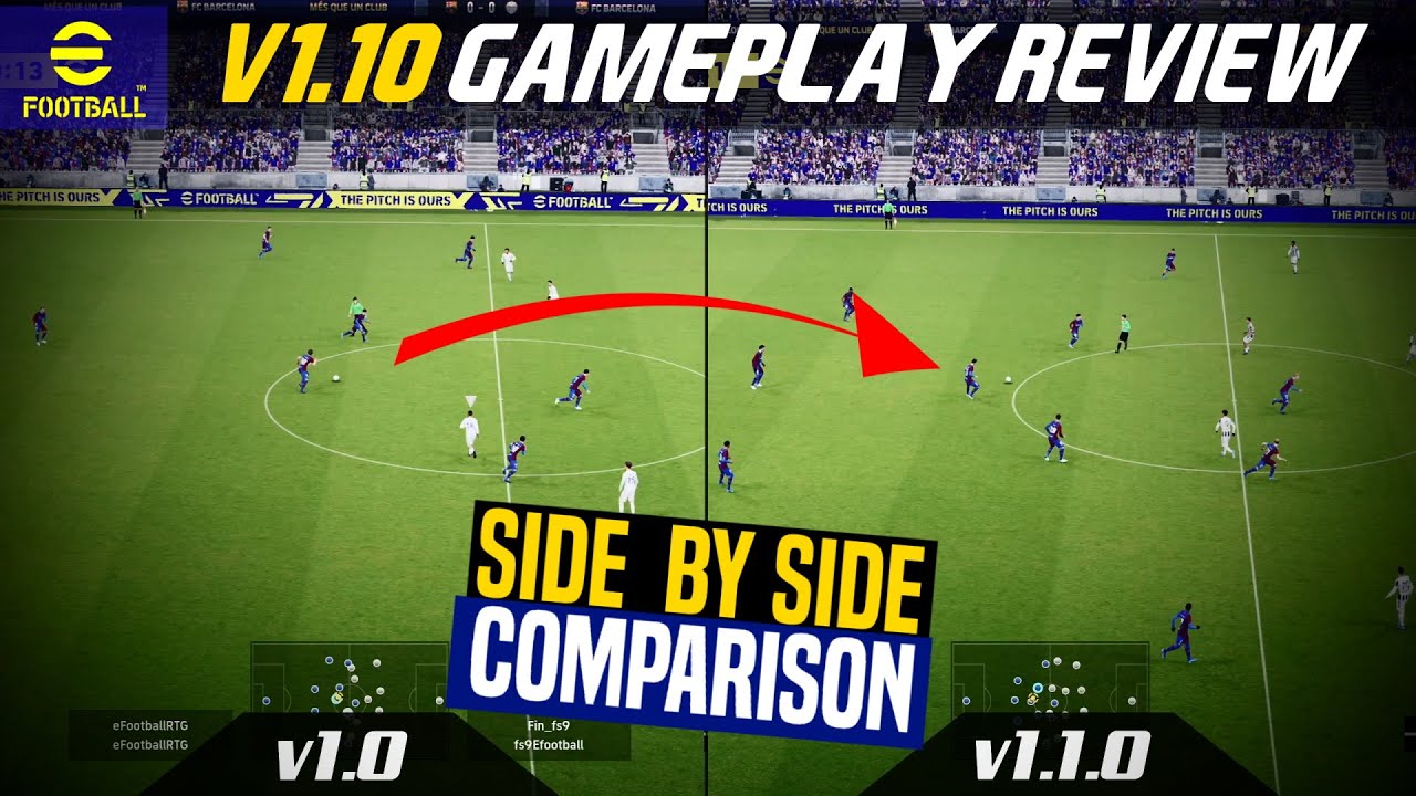 eFootball 2022 v1.1.0 Patch Gameplay Review - BETTER THAN EVER!