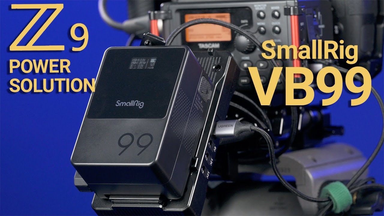 Nikon Z9 Video Rig Power Solution: SmallRig V-mount Battery VB99