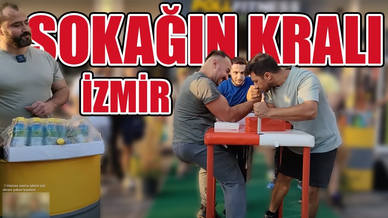 İZMİR´DE SOKAĞIN KRALI KİM ? Bilek Güreşi Sokağın Kralı