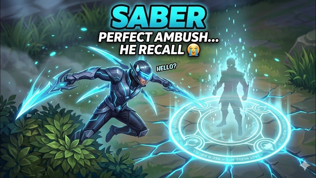 BUAT KALIAN JANGAN BANYAK BAC*T! Saber Jungler Ngamuk Kasih 22 ke Musuh Toxic