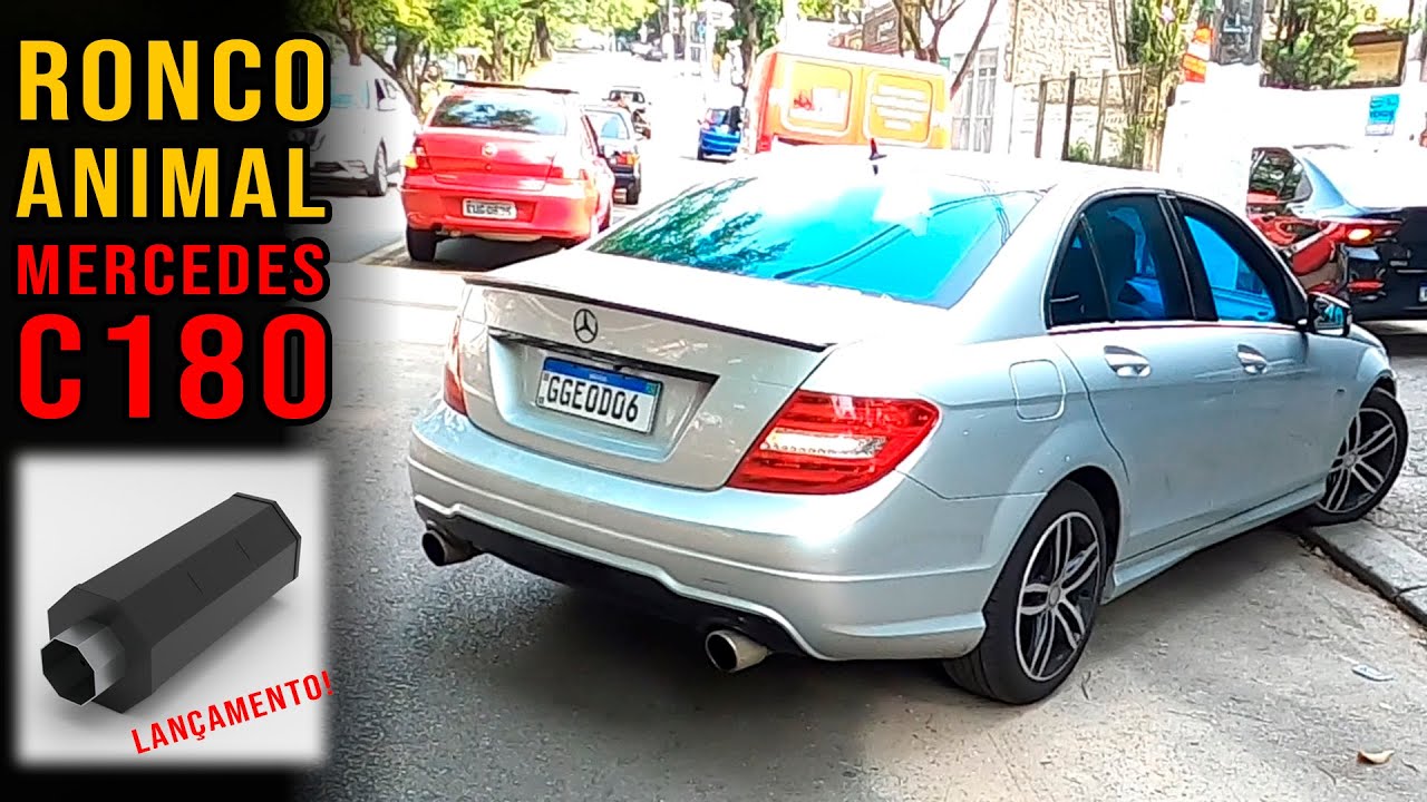RONCO DE CARRO ESPORTIVO NA MERCEDES C180! 😱🔥🔥