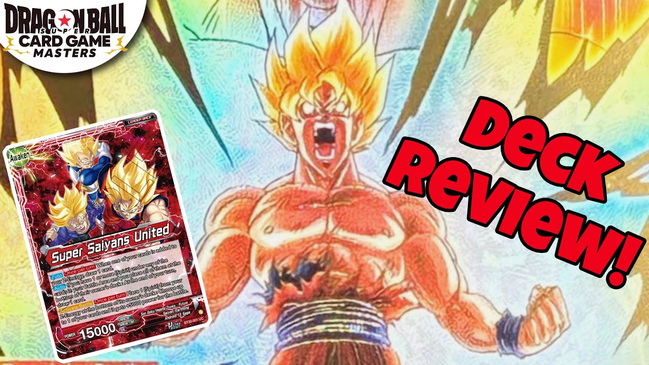 STACKING Z-Energy For DAYS! | BT30 Red SS Trio Deck Review + Decklist! | (DBS Card Game Masters)