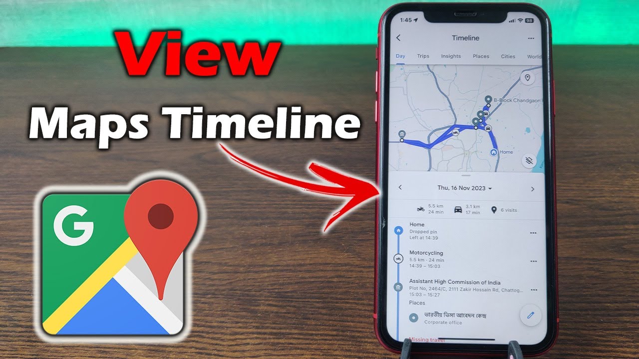 How to See Google Maps Timeline on iPhone | Full Guide