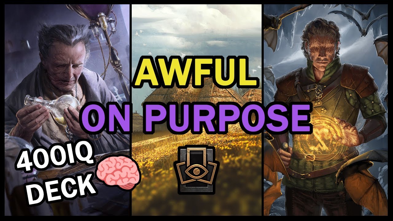 [Gwent] Giving My Opponents The Worst Card In The Game! - Tactical Decision Deck
