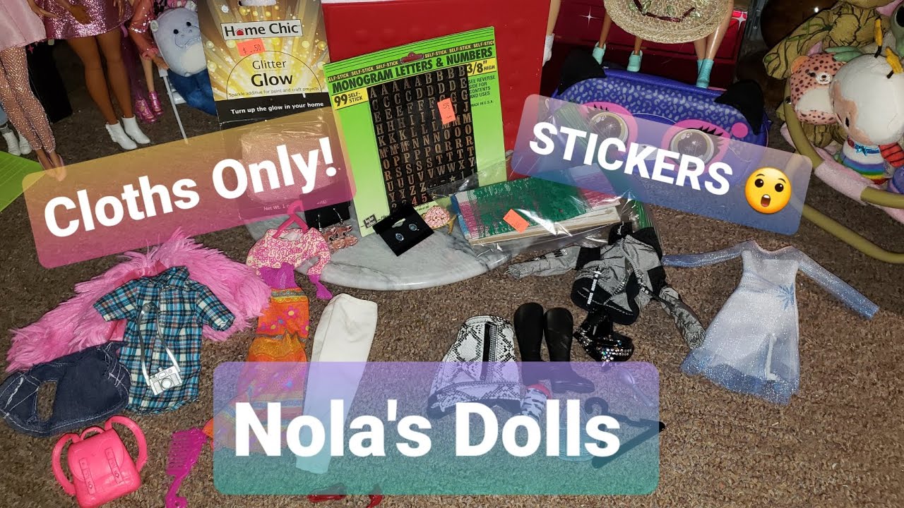 I only kept their cloths! (DOLL THRIFTING)