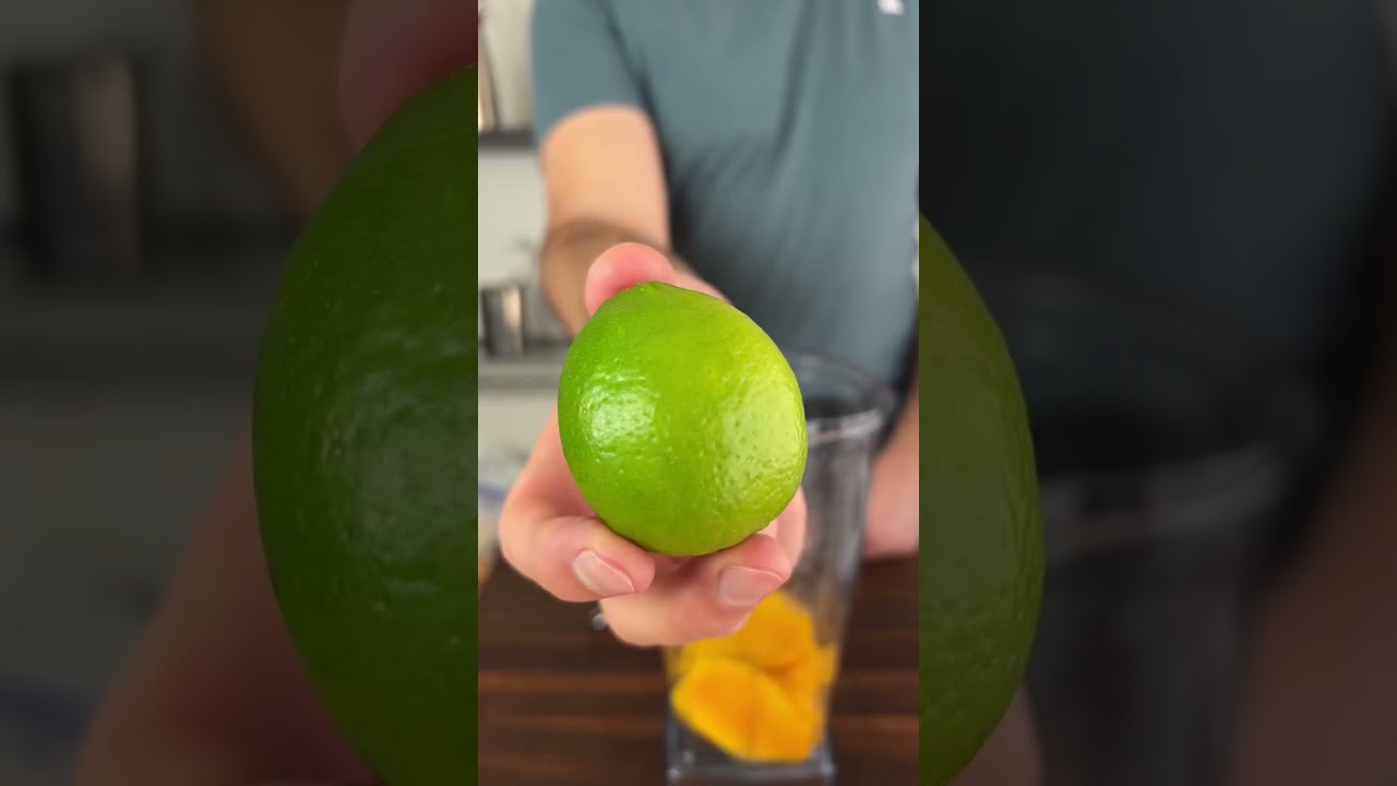 Homemade Mango Lime Nectar