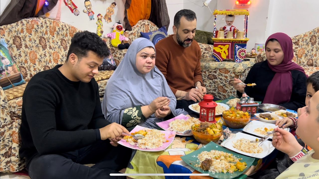 ام جني تاني يوم رمضان ربنا يتقبل صياماً
