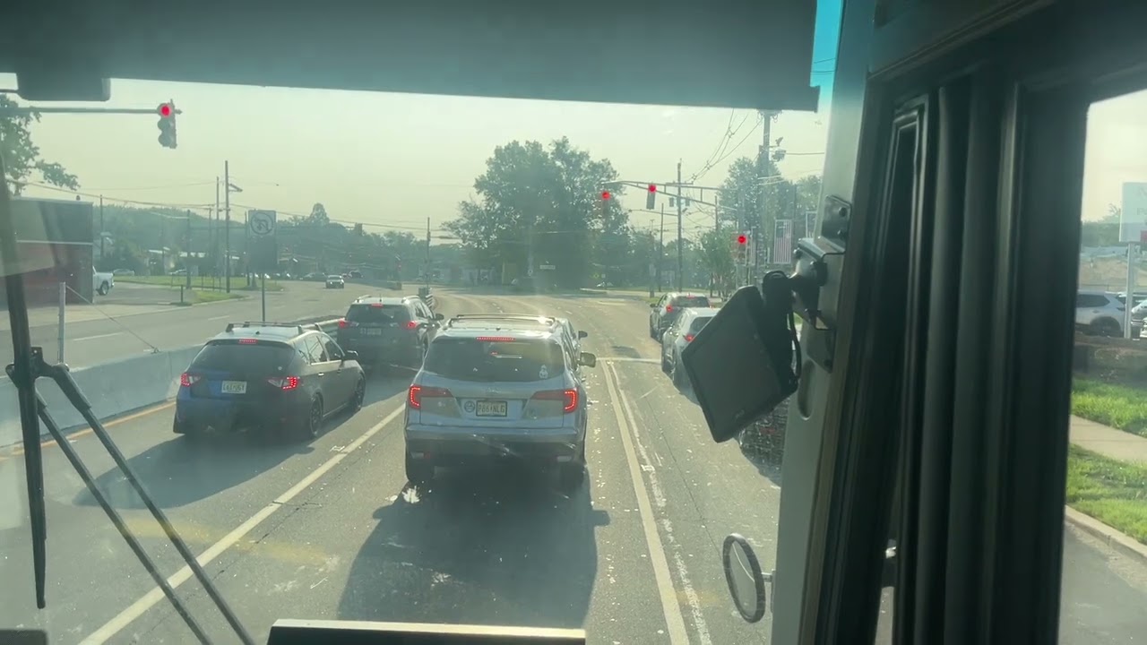 Taking NJ Transit Route 317 To The Coast (Central NJ is EMPTY!!!!!)