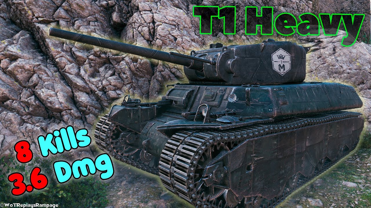 T1 Heavy Tank - 8 Frags 3.6K Damage, Master by player __Stahlfix_
