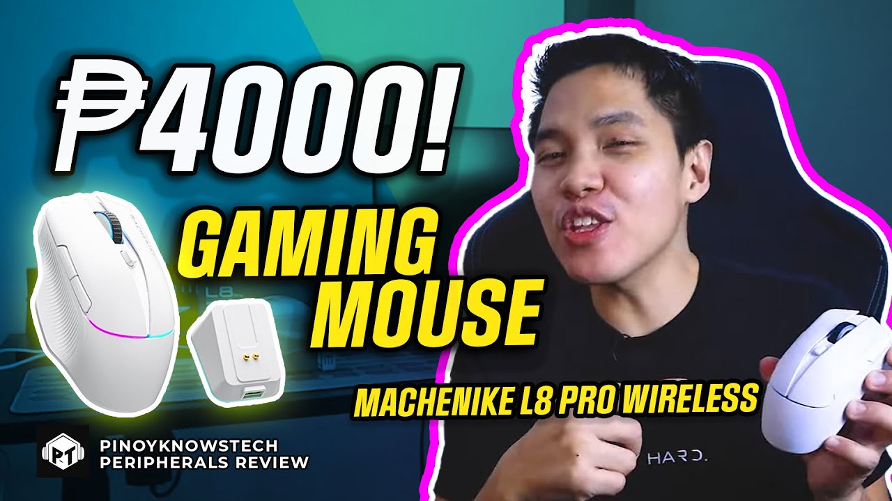 Anong Meron Dapat ang Isang ₱4K Gaming Mouse ft. MACHENIKE L8 Pro Wireless