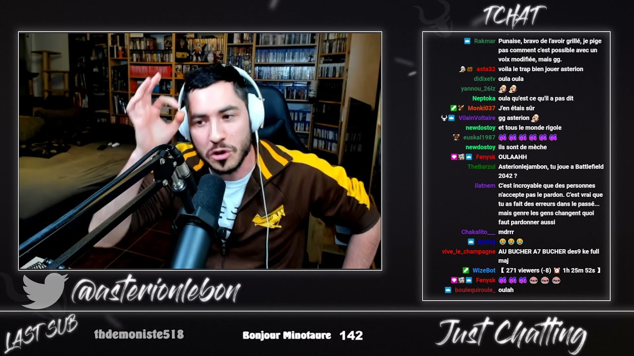 Kirby 54 (Asterion) INSULTE et MENACE un VIEWER - 